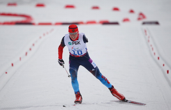 Vladislav Lekomtcev claimed his third win of the IPC Nordic Skiing World Cup ©Getty Images