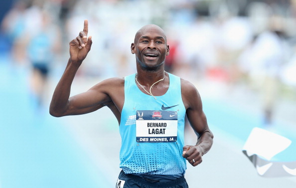 Bernard Lagat, pictured winning at the 2013 US Championships, is a master of the Masters, with M35 age group records in the 1500m, mile, 3,000m and 5,000m ©Getty Images