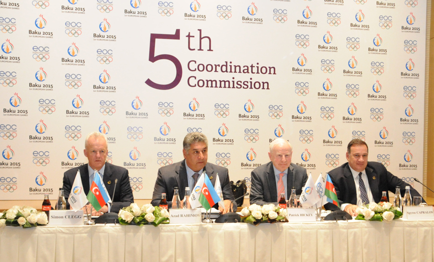 There was praise for the Baku 2015 preparations from the EOC Coordination Commission at the end of its fifth and final visit ©Baku 2015