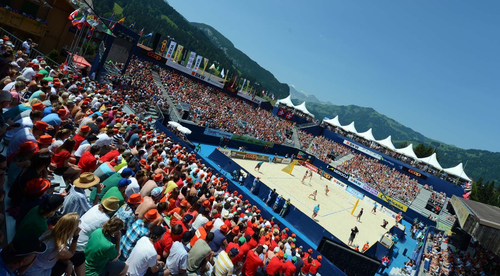 Gstaad will be one of three Major Series events in 2015 ©FIVB