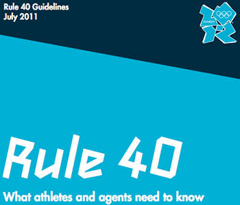 Rule 40, which caused so much controversy at London 2012, is set to be relaxed for Rio 2016 ©IOC