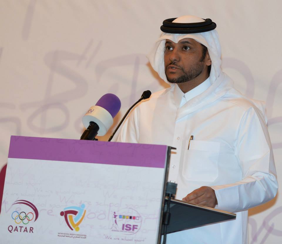 Sheikh Saoud Bin Abdulrahman Al-Thani, President of the Qatar Olympic Acadmey, said the MoU will "serve to strengthen and build on the relationship" between the QOC and ISF  ©Qatar School Sport Association