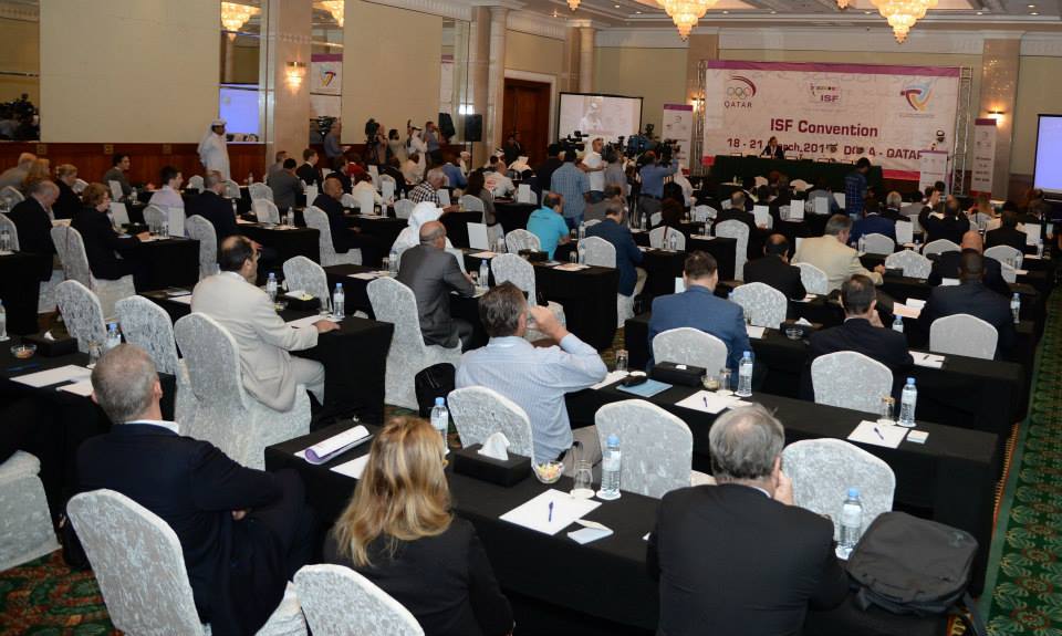 The two-day ISF Convention is taking place in Doha ©Qatar School Sport Association