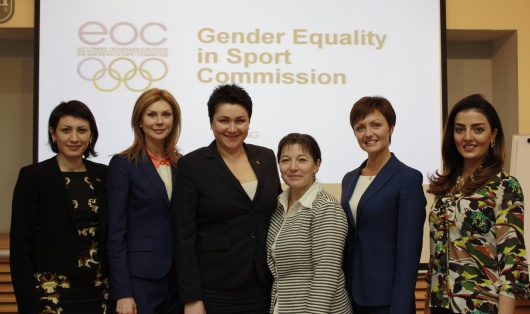 A first meeting has taken place of the EOC Gender Equality in Sport Commission ©EOC