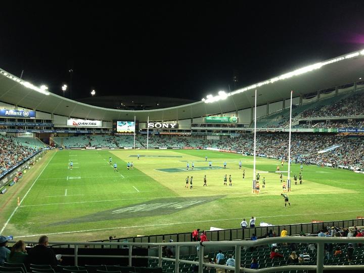 Allianz Stadium in Moore Park will host the Australian leg of the 2015-2016 HSBC World Rugby Sevens Series ©Getty Images