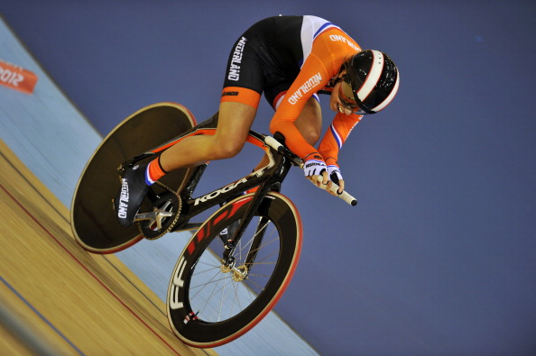 Alyda Norbruis was the host's star cyclist, winning three golds at the Championships ©AFP/Getty Images