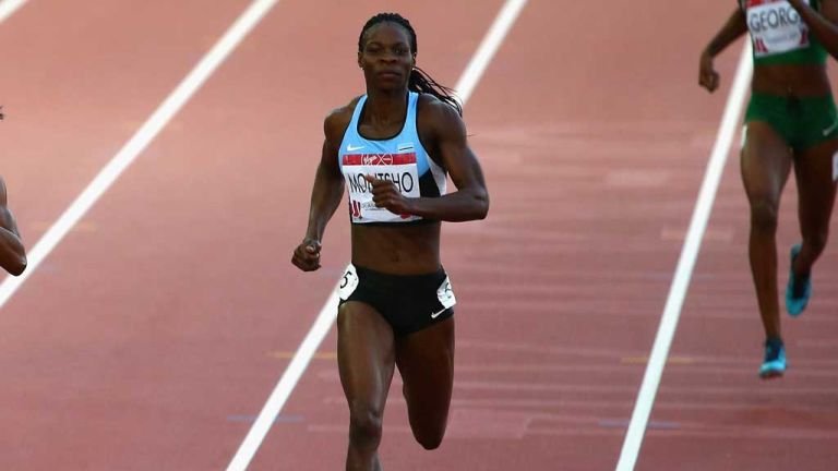 Botswana's Amantle Montsho has been banned for two years following a positive drugs test at Glasgow 2014 ©Getty Images