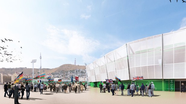 Beach soccer at Baku 2015 will take place in the Beach Arena, a temporary venue as part of the European Games Park ©Baku 2015