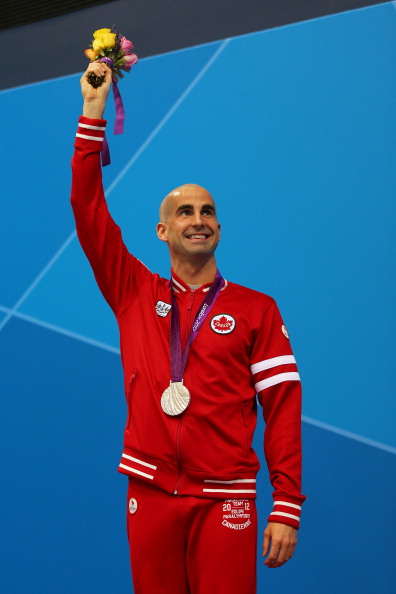 Benoît Huot pictured following more medal success at the London 2012 Paralympic Games ©Getty Images