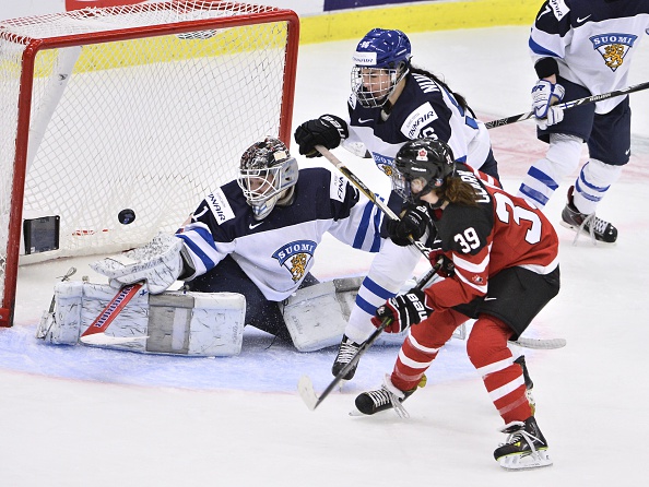 Canada sealed their semi-final spot in IIHF Women's World Championships as they cruised to a 6-2 win over Finland in the Malmö Isstadion ©Getty Images