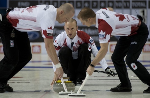 Canada continued their dominant start to the Ford World Mens Curling Championship with another two wins on day three ©WCF
