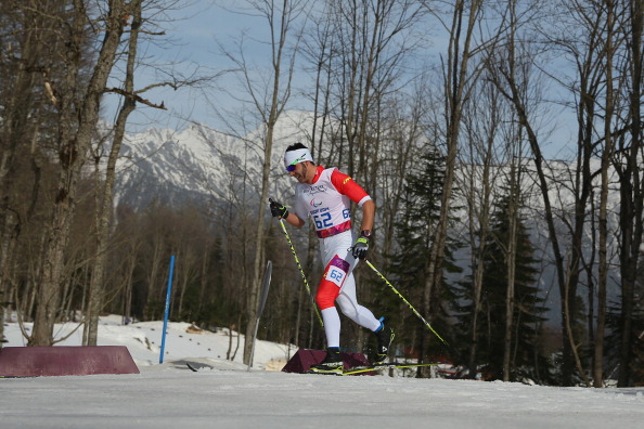 Canada's Brian McKeever came out on top in the men's 20km visually impaired race ©Getty Images