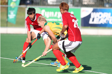 China got the better of hosts South Africa to earn a place in the final against France ©FIH