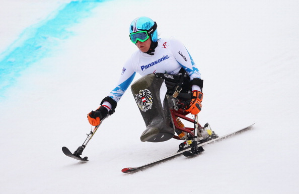 Claudia Loesch was another winner on a day of downhill action to open the World Championships ©Getty Images