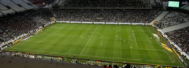 The Corinthians Arena in São Paulo has been among the venues confirmed for the football tournament during next year's Olympics in Rio de Janeiro ©Getty Images