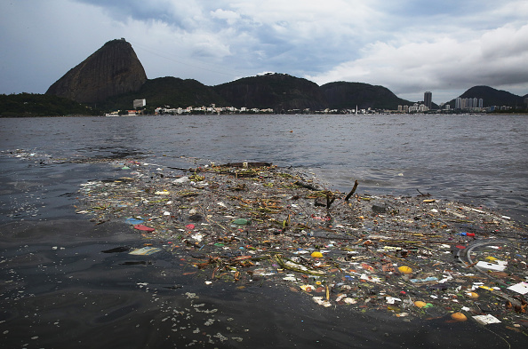 Debris in Guanabara Bay has been a major problem in recent weeks and progress remains limited ©Getty Images