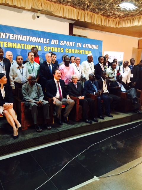 Diack was the key speaker at the CISA Convention which finished in Kigali today ©ITG