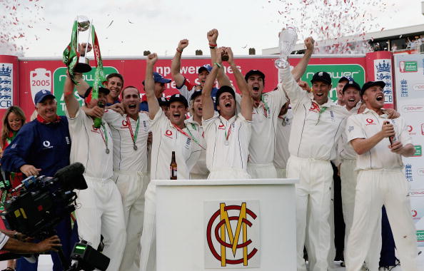 England won the 2005 Ashes Series against Australia during David Collier's stint as the England and Wales Cricket Board chief executive ©Getty Images