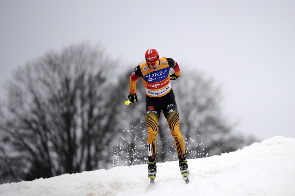 Eric Frenzel produced a rare below par performance in the cross country section as he proved unable to match his Norwegian rival ©Getty Images