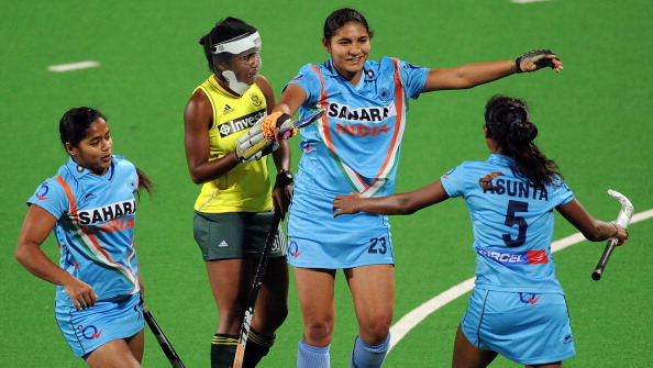 India claimed top spot in the women's tournament following a narrow 3-1 win over Poland ©Getty Images