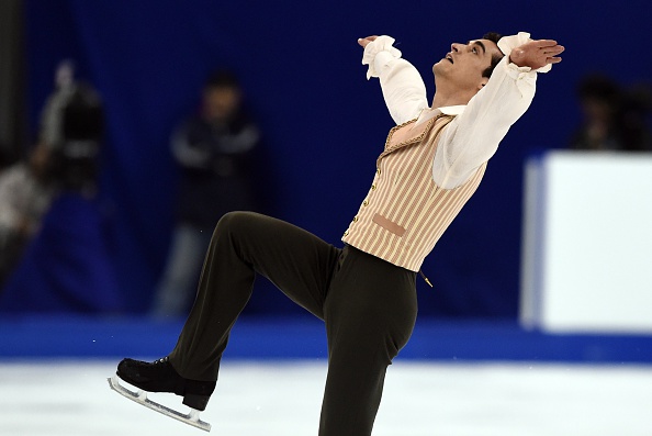 Javier Fernandez made history for Spain by winning gold in Shanghai ©AFP/Getty Images