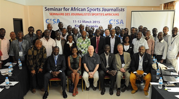 Journalists from across the world took part in a sports journalists seminar at the The Africa International Sports Convention in Kigali ©CISA