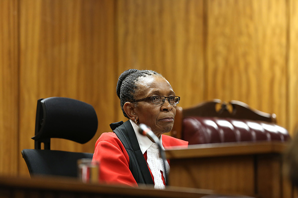 Judge Thokozile Masipa sentenced the six-time Paralympic gold medallist to five years in prison last October ©Getty Images