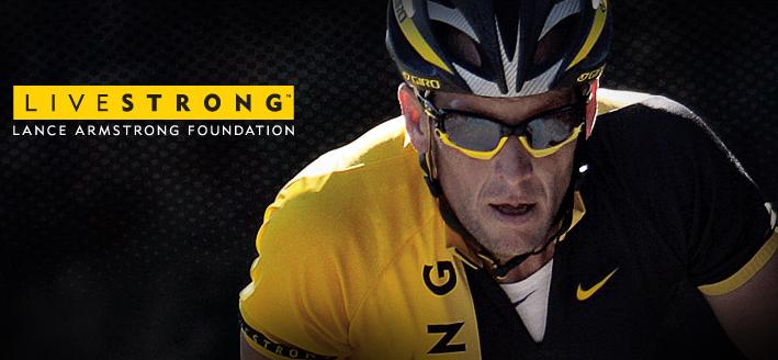 Nike were one of Lance Armstrong's main sponsors during his seven Tour de France victories, which he was later stripped of after being banned for doping ©Livestrong