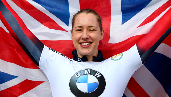 Lizzy Yarnold claimed the womens world skeleton title in Winterberg ©Bongarts/Getty Images