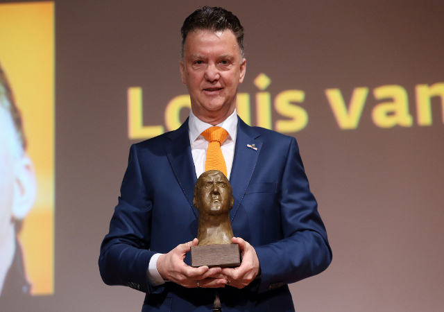 Manchester United manager Louis van Gaal has been awarded the Anton Geesink prize by the IJF ©IJF