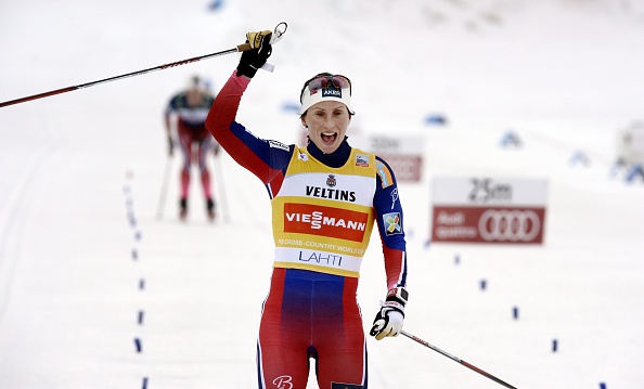 Marit Bjørgen claimed victory in the 10-kilometre classic in Lahti ©Getty Images