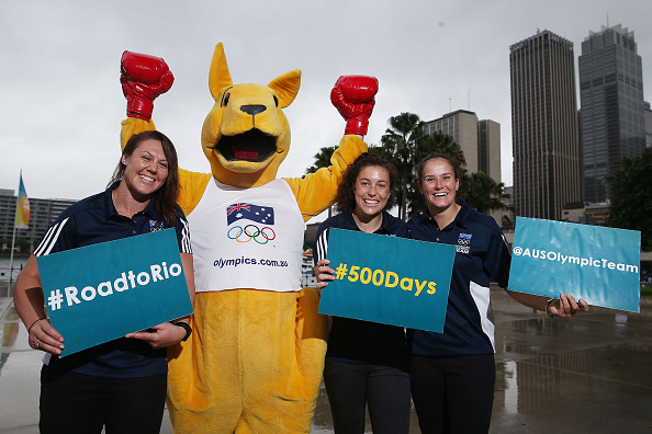 Members of Australia's rugby sevens team have joined in the "500 days to go" RIo 2016 celebrations as a new survey published today predicted Australia would finish above Team GB in the final medals table for the first time since Athens 2004