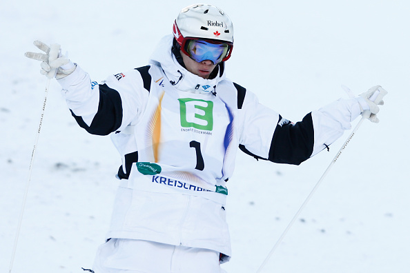 Mikaël Kingsbury's dual moguls win was his seventh straight Freestyle Skiing World Cup victory ©Getty Images