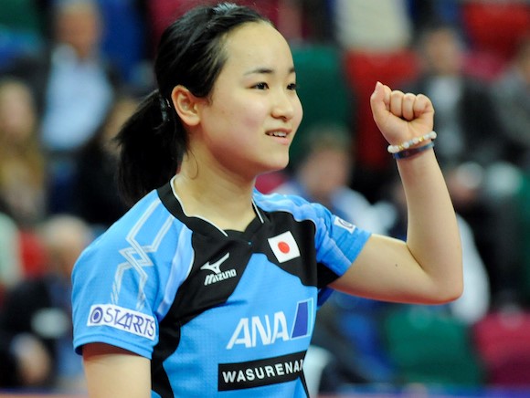 Mima Ito pulled off a shock German Open victory at the age of only 14 ©ITTF