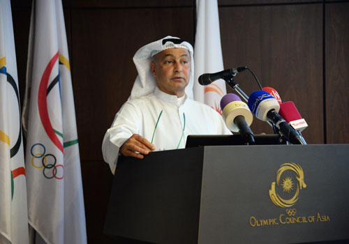 OCA director general Husain Al Musallam spoke to open the conference in Kuwait ©OCA