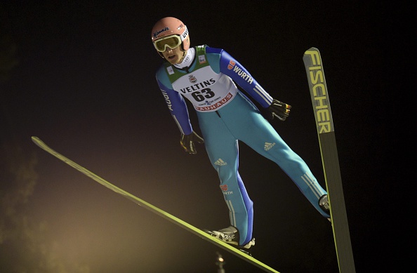 Germany's Severin Freund claimed victory after only one jump was possible in Kuopio ©AFP/Getty Images