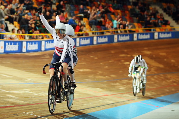 Sophie Thornhill and Helen Scott added to Britain's gold medal tally in Apeldoorn ©Getty Images