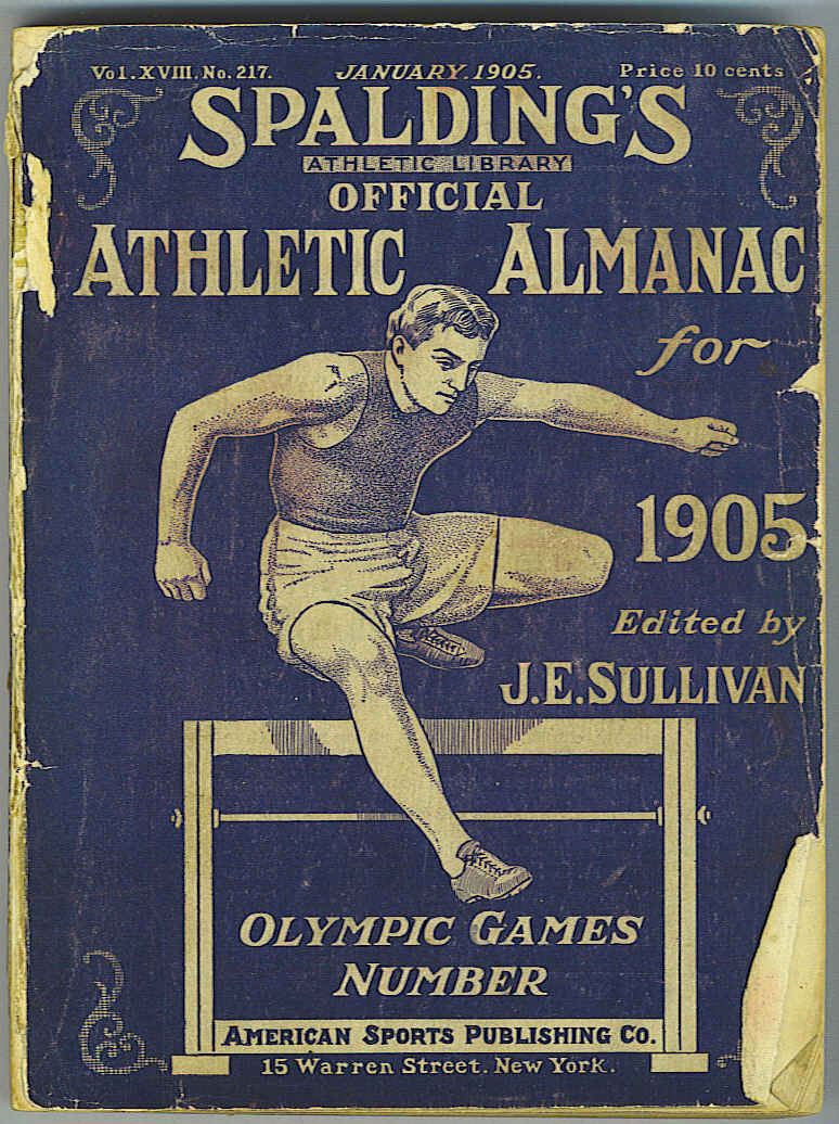 Spalding's Official Athletic Almanac for 1905 provided the official report for the previous year's Olympics in St Louis ©IOC