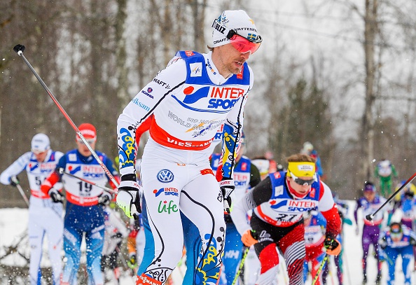 Swedish defending world champion Johan Olsson came in two seconds behind Petter Northug to take the bronze medal ©Getty Images