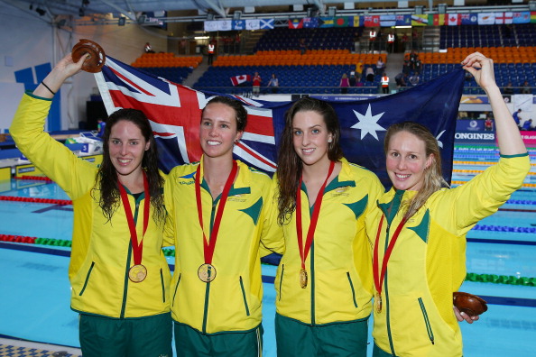The Australian Swim Team won a total of 57 medals at the Glasgow 2014 ©Getty Images