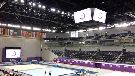 The Baku 2015 gymnastics test event is due to take place at the National Gymnastics Arena this week ©ITG