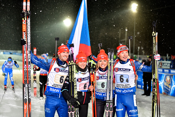 The Czech Republic have claimed gold in the mixed relay at the Biathlon World Championships in Kontiolahti ©Getty Images