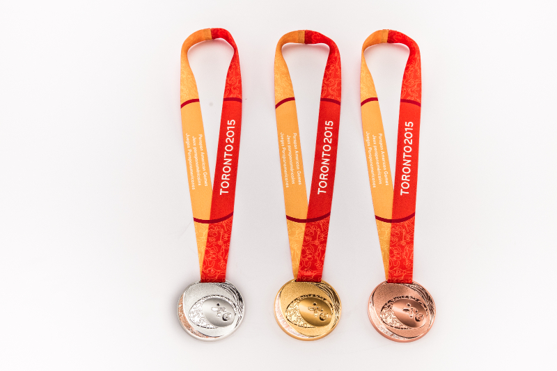 The Parapan Am Games medals were also unveiled at the ceremony ©Toronto 2015