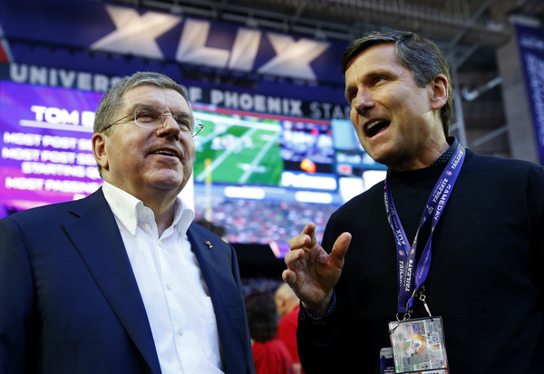 IOC President Thomas Bach appears to have ruled out the chances of American football becoming an Olympic sport ©Getty Images