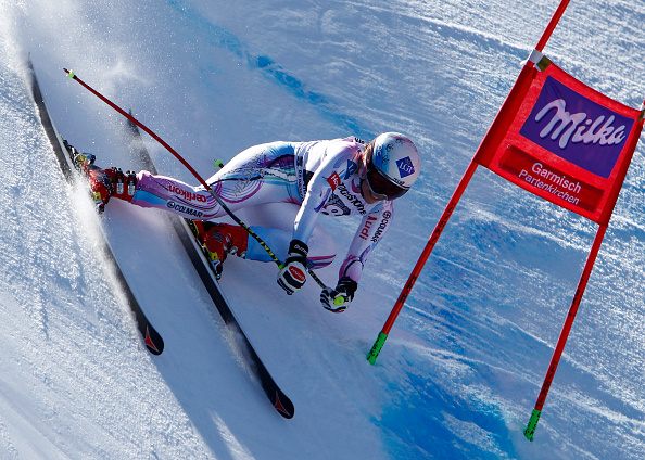 Tina Weirather won the women's downhill in Germany ©Agence Zoom/Getty Images