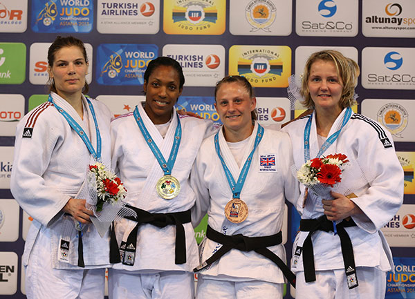 Top seed Anicka Van Emden won gold for The Netherlands in the women's under 63kg division ©IJF