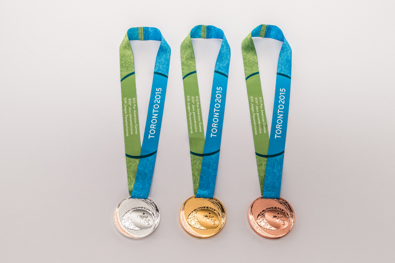Toronto 2015 have unveiled medals for the Pan Am and Parapan Am Games ©Toronto 2015