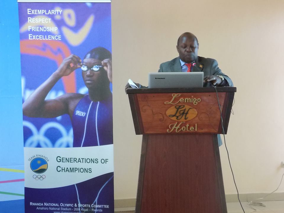 Ugandan Sports Minister Charles Bakkabulindi spoke passionately about the All-African Games but many feel he is harming their chances of progression ©CISA/Facebook