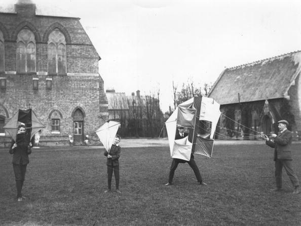 Kite Flying was popular at the start of the 20th century - but the sport failed to take off in the Olympics following its only appearance at Paris in 1900 ©Hulton Archive/Getty Images