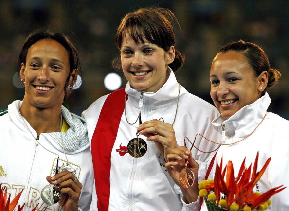 Kelly Sotherton has been reunited with the heptathlon gold medal she won at the 2006 Commonwealth Games in Melbourne, following its theft, even though she was not thrilled by her win at the time, it seemed ©Getty Images